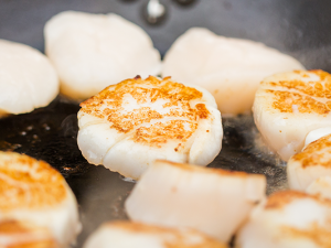 Nova Scotia Digby Scallops with Lemon and Garlic